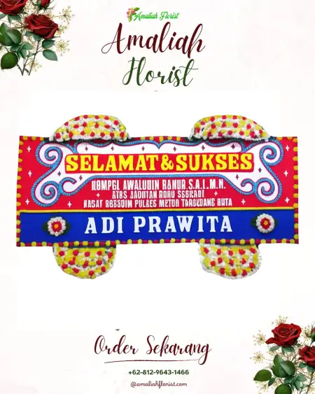 Papan Bunga Ucapan Selamat Sawohan